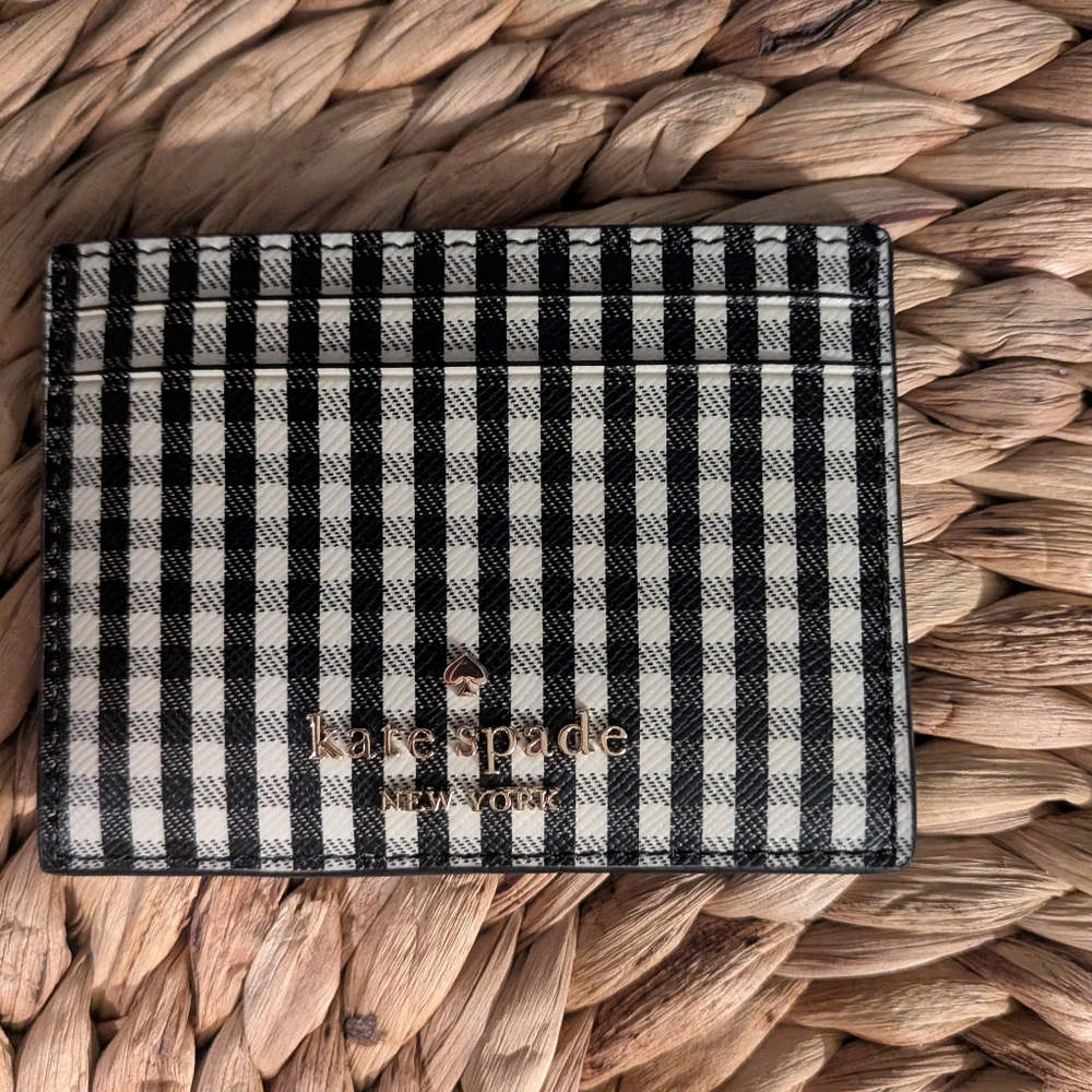 Kate Spade Houndstooth Card Holder